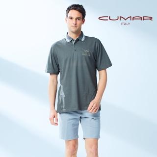 【CUMAR】男裝短袖絲光棉POLO衫/168233(舒適有型)