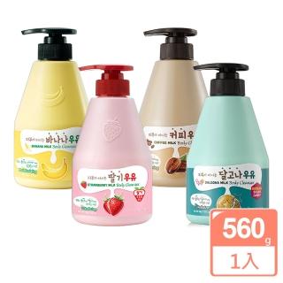 即期品【韓國 KWAILNARA】潤白沐浴乳560g(咖啡牛奶/草莓牛奶/香蕉牛奶/椪糖牛奶 有效至2025.02)