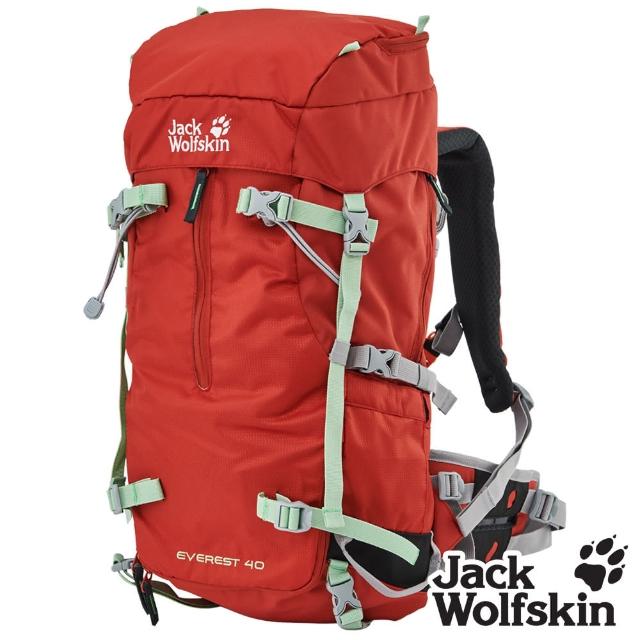 【Jack wolfskin 飛狼】Everest 登山背包 40L(橘紅)