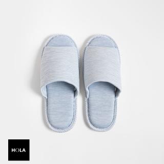 【HOLA】SNOW TOUCH 涼感拖鞋-條紋藍XL