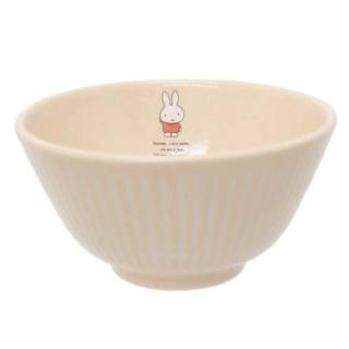 【小禮堂】Miffy 米飛兔 陶瓷碗公 《橘素面款》(平輸品) 米菲兔