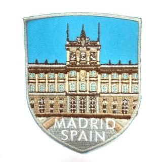 【A-ONE 匯旺】西班牙 馬德里皇宮 SPAIN 電繡刺繡背膠補丁 袖標 布標 布貼 補丁 貼布(NO.251)