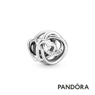 【Pandora官方直營】永恆親情圓環與心形串飾