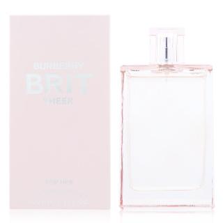 【BURBERRY 巴寶莉】Brit Sheer 粉紅風格女性淡香水 EDT 100ml(新版 平行輸入)