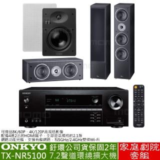 【ONKYO】TX-NR5100+Magnat Monitor Supreme 2002+center 252+IWQ62(擴大機+主喇叭+中置+嵌入式喇叭)