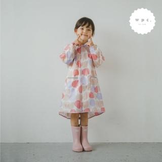 【w.p.c】空氣感兒童雨衣/超輕量防水風衣 附收納袋(水果王國L)