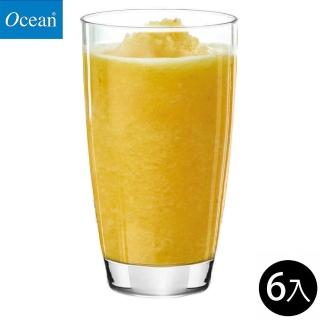 【Ocean】玻璃杯 465ml 果汁杯 Tiara系列 6入組(玻璃杯 飲料杯 果汁杯)
