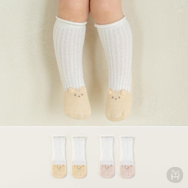 【Happy Prince】Bota捲邊小動物嬰兒童及膝襪(寶寶襪半統襪長襪高筒襪)