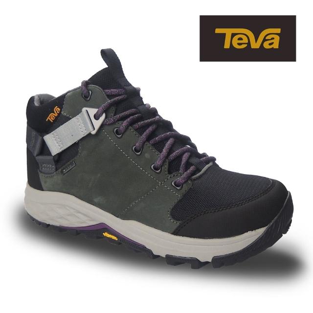 【TEVA】原廠貨 女 Grandview GTX 高筒防水黃金大底郊山鞋/登山鞋(深灰色-TV1106832DKSW)