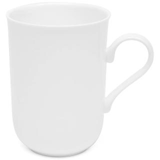【M&W】骨瓷馬克杯 白340ml(水杯 茶杯 咖啡杯)