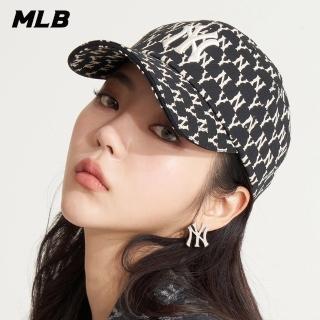 【MLB】可調式棒球帽 MONOGRAM系列 紐約洋基隊(3ACPFF02N-50BKS)