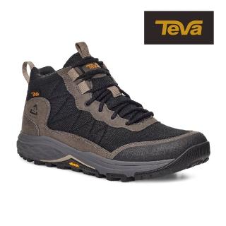 【TEVA】原廠貨 男 Ridgeview Mid 高筒戶外多功能登山鞋/休閒鞋(灰色/黑色-TV1116626GRBC)