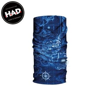 【德國 HAD】HA110 Original頭巾 - 藍色哥倫布(HAD/Original頭巾/百變頭巾)