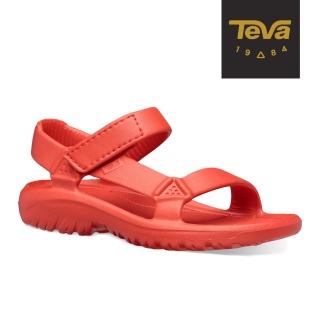 【TEVA】原廠貨 幼/中童 Hurricane Drift 水陸輕量涼鞋/雨鞋/水鞋/童鞋(火紅色-TV1102483CFYR)
