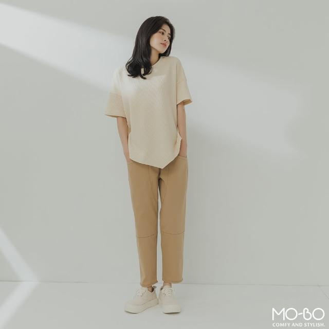 【MO-BO】MIT休閒系華夫格布上衣(上衣)
