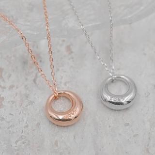 【Porabella】925純銀項鍊 圓形不規則 水滴造型ins冷淡風 簡約風純銀項鍊 Necklace