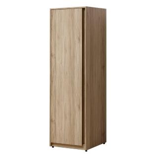 【唯熙傢俱】蕾拉橡木色2尺左衣櫃(衣櫥 衣櫃 開門衣櫥 置物櫃 收納櫃 抽屜櫃)