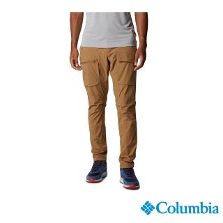 【Columbia 哥倫比亞 官方旗艦】男款-Omni-Shade潑彈性長褲-棕色(UAE59880BN / 2022年春夏商品)