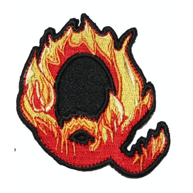 【A-ONE 匯旺】火焰Q 熨斗刺繡士氣章 貼章 補丁貼 燙布貼 徽章(NO.160)