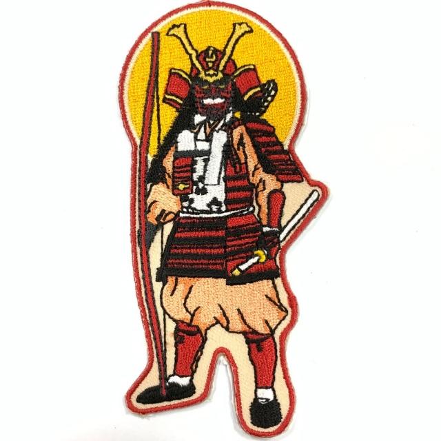 【A-ONE 匯旺】日本 武士 外套電繡士氣章 貼章 補丁貼 燙布貼 徽章(NO.222)