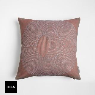 【HOLA】孟菲斯系列繡印花抱枕45X45-紅藍