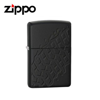 【Zippo】黑壓胎紋 打火機(28966)