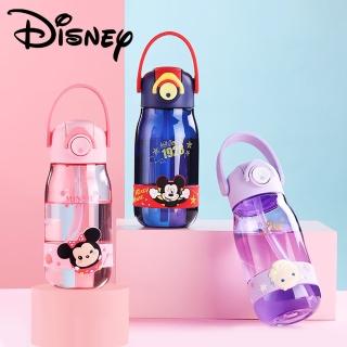【Disney 迪士尼】兒童 Tritan材質 便攜提把吸管水杯 水壺520ML(米奇 米妮 跳跳虎 冰雪奇緣 唐老鴨 熊抱哥)