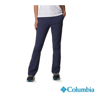 【Columbia 哥倫比亞 官方旗艦】女款-Omni-Shade UPF40防潑長褲-深藍(UAR01540NY / 2022年春夏商品)