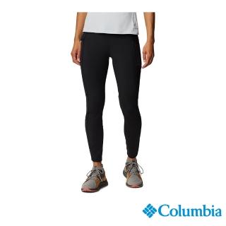 【Columbia 哥倫比亞 官方旗艦】女款-Omni-Shade UPF50快排彈性運動長褲-黑色(UAR21760BK / 2022年春夏商品
