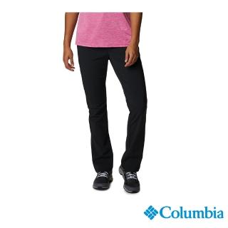 【Columbia 哥倫比亞 官方旗艦】女款-Omni-Shade UPF40防潑長褲-黑色(UAR01540BK / 2022年春夏商品)