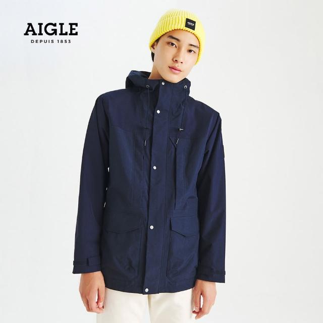 【AIGLE】防水透氣外套 OCASTAM 男(AG-1A109A057 深藍)
