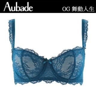 【Aubade】舞動人生蕾絲無襯內衣-OG(藍綠)