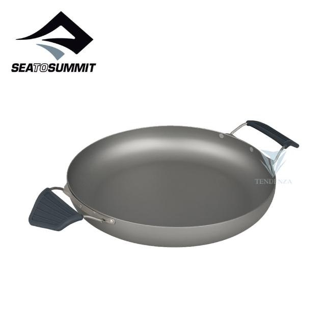 【SEA TO SUMMIT】X-摺疊平底鍋 8英吋 碳灰(餐具組/露營/登山/野炊/摺疊鍋)