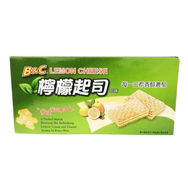 【B&C】三明治餅乾-檸檬起司口味(161g)