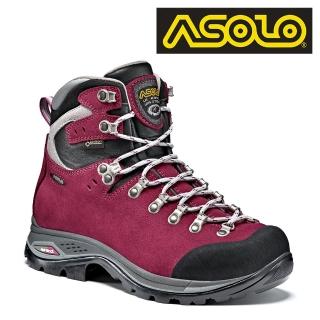 【ASOLO】女款 GTX 中筒郊山健走鞋 Greenwood GV A23095/A051(防水透氣、黃金大底、登山、休閒)