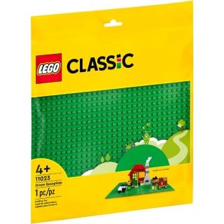 【LEGO 樂高】LT11023 Classic 經典基本顆粒系列 - 綠色底板2入(基本顆粒)
