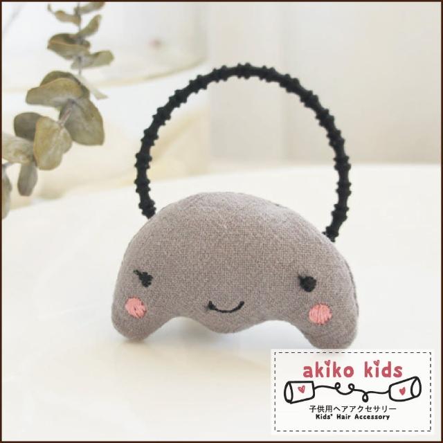 【Akiko Sakai】微笑小水母造型兒童髮圈-2入組(生日 送禮 禮物)