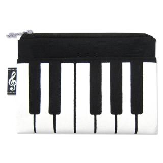 【KM MUSIC】鍵盤造型零錢袋 可放悠遊卡(悠遊卡包 零錢袋 卡片袋 零錢包 音樂 音樂造型 鋼琴)