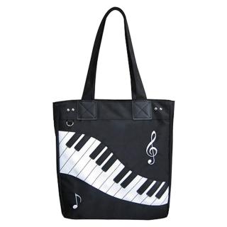 【KM MUSIC】舞動鍵盤手提袋 鍵盤造型手提袋(手提袋 音樂 音符 鍵盤 樂譜 造型提袋)