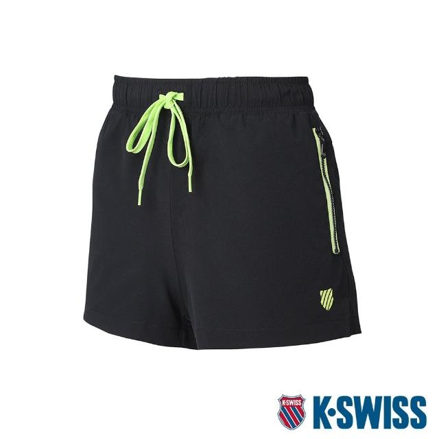 【K-SWISS】運動短褲 Performance Shorts-女-黑(196125-008)