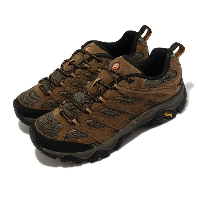 【MERRELL】越野鞋 Moab 3 GTX 男鞋 咖啡色 黑 防水 登山 耐磨 黃金大底 戶外 真皮(ML036257)
