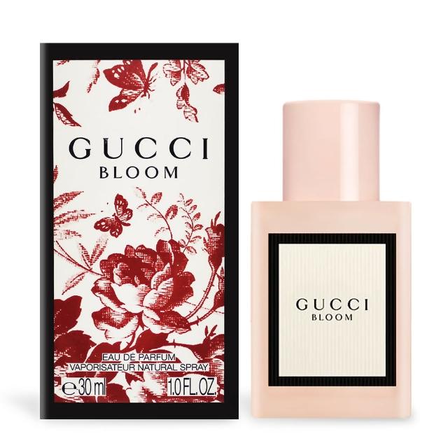 【GUCCI 古馳】BLOOM 花悅女性淡香精(30ml EDP-國際航空版