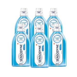 【SENSODYNE 舒酸定】抗敏漱口水 500mlX6入(酷涼薄荷)