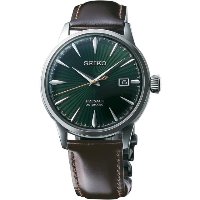 【SEIKO 精工】Presage Cocktail 調酒師機械錶(4R35-01T0M