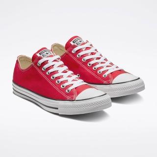 【CONVERSE】休閒鞋 男女鞋 帆布鞋 ALL STAR OX 紅 M9696C