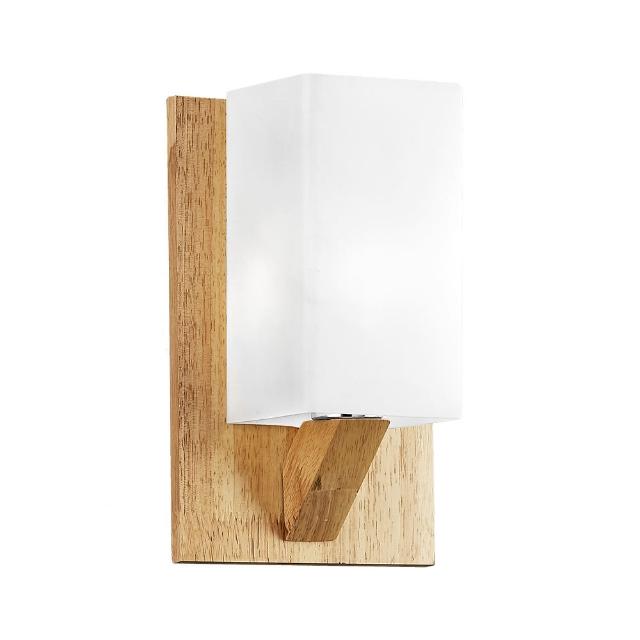 【Honey Comb】北歐風原木玻璃壁燈(F6025)