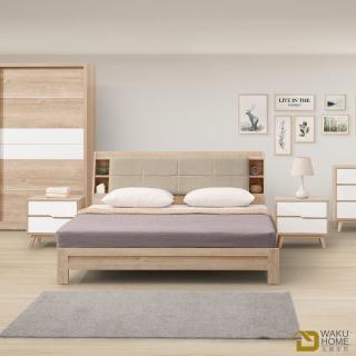【WAKUHOME 瓦酷家具】Kenster原像雙色5尺床箱型雙人床-床頭箱-床底-A010-770