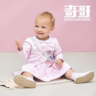 【奇哥官方旗艦】Chic a Bon 女童裝 可愛熊無尾熊洋裝(1-4歲)