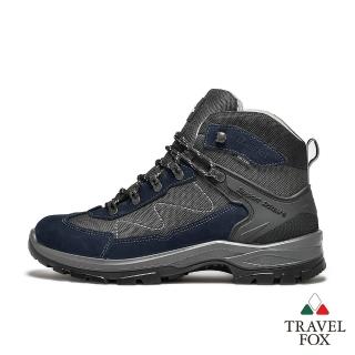 【TRAVEL FOX 旅狐】男鞋 POXYY COLOR 歐洲進口防水戶外登山鞋(922701-247 曠野藍)