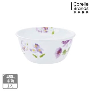 【CORELLE 康寧餐具】紫霧花彩450ML中式碗(426)